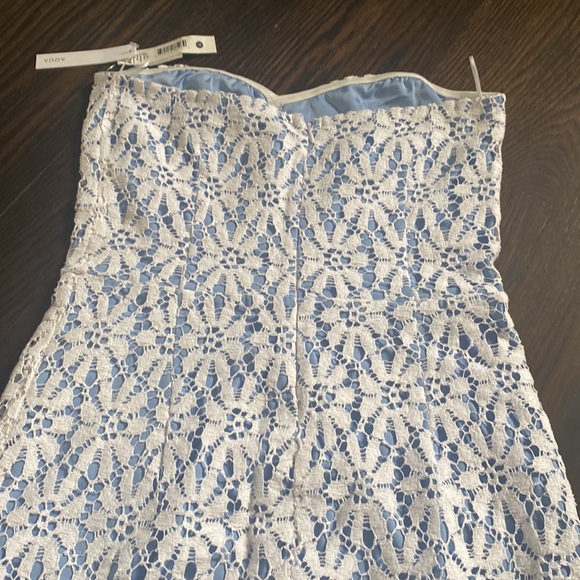Aqua - guipure lace dress - sz. L. - Picture 4 of 5